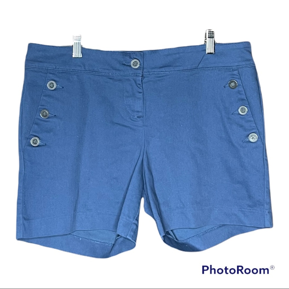 Isaac Mizrahi Vintage Indigo Tailored Short Size 10